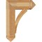 Ekena Millwork Thorton Arts & Crafts Rough Sawn Bracket, Western Red Cedar, 6"W x 20"D x 28"H BKT06X20X28THR03RWR - alternate 2